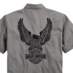 NWT men’s Harley Davidson button down, size 4XL